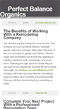 Mobile Screenshot of perfectbalanceorganics.com